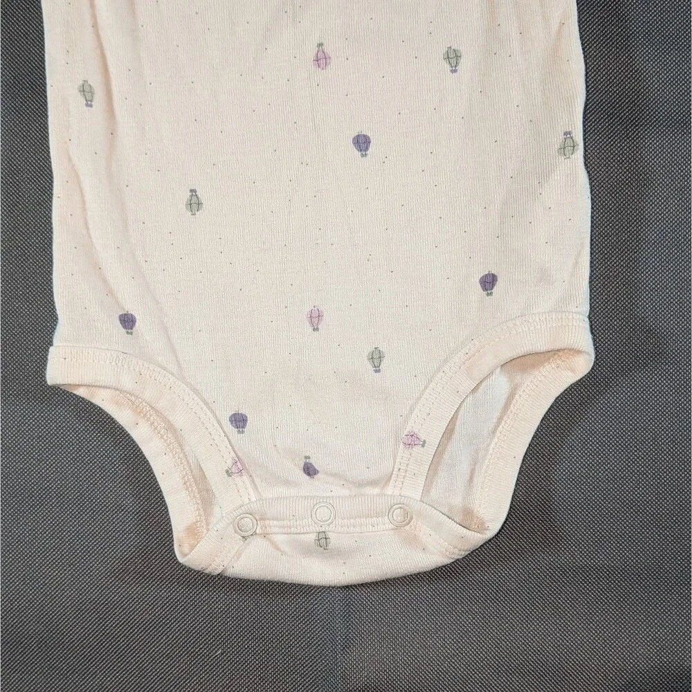Carter's Babygirl Hot Air Balloon Bodysuit Size 9m